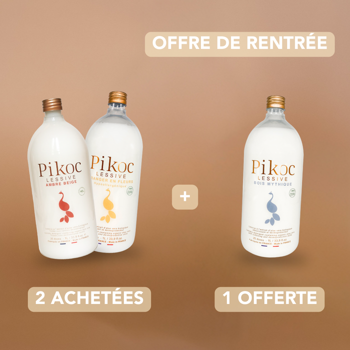 Pack lessives 2 + 1