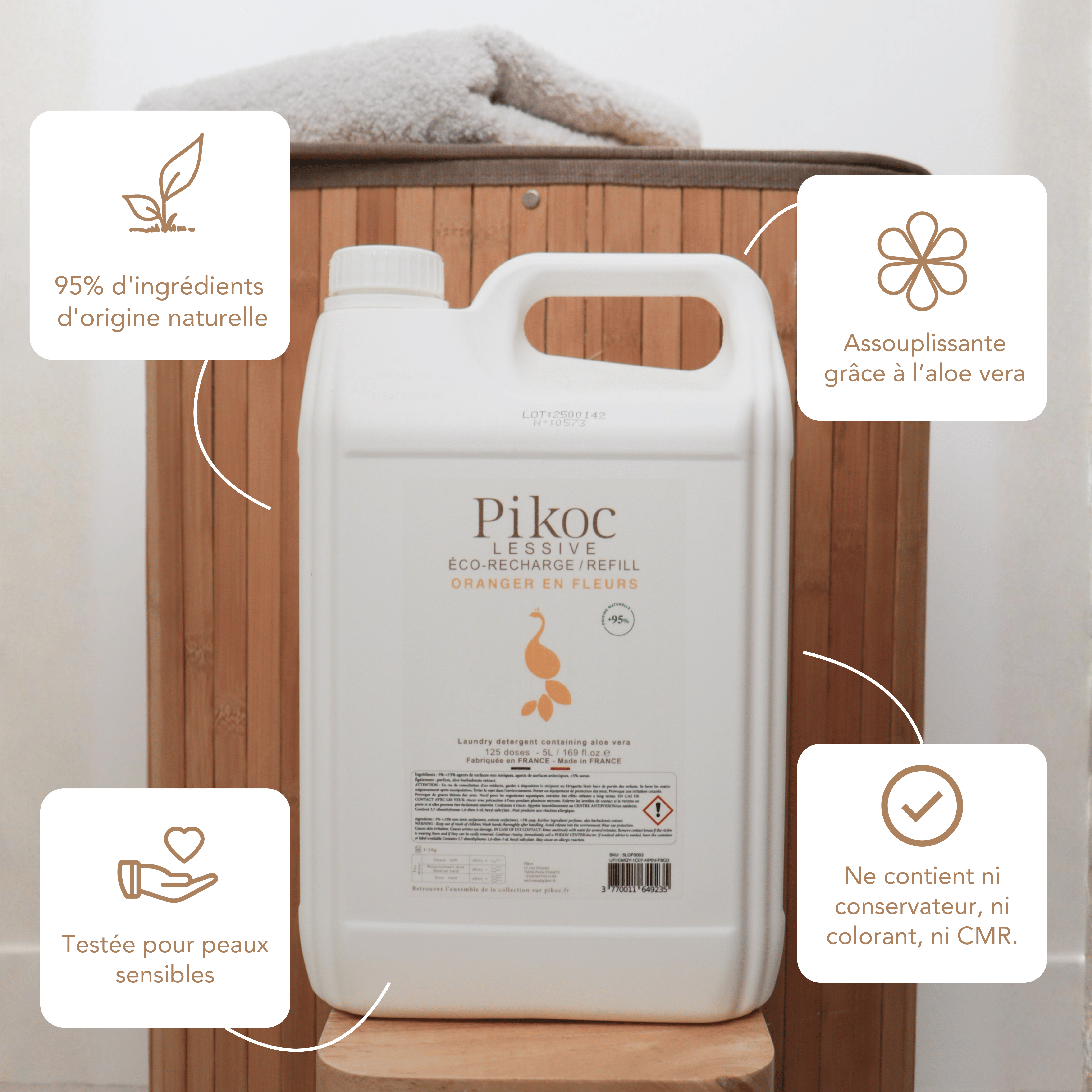 Orange Blossom Laundry Detergent Eco-Refill 5L