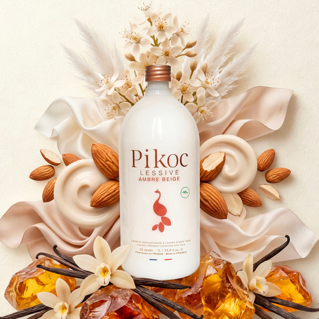 Amber Beige Laundry Detergent - 1L