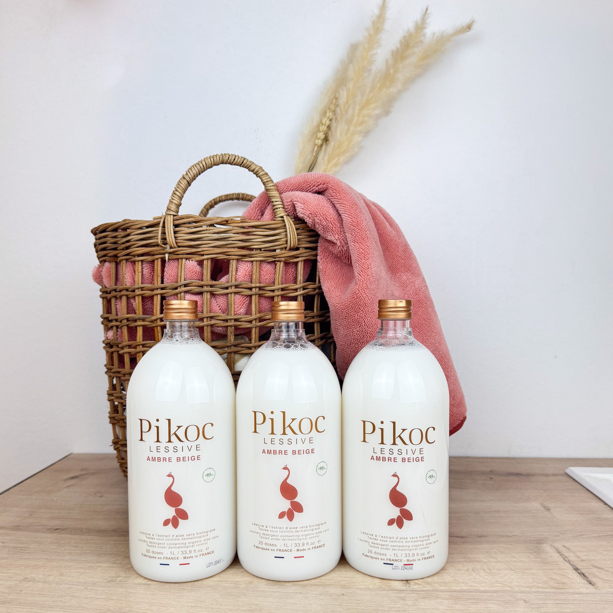 Lessive 1L - Ambre Beige x3