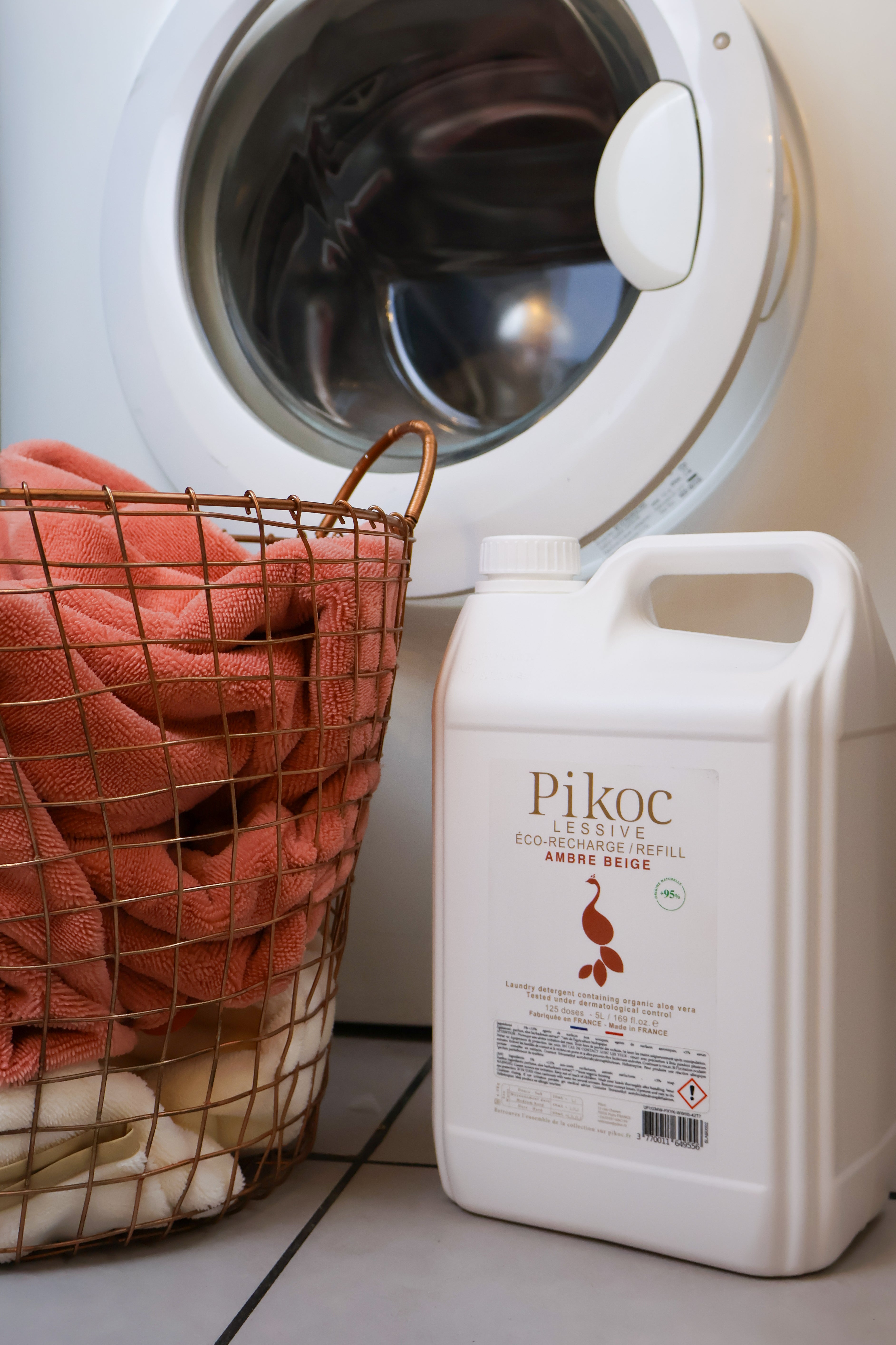 Fontaine à Lessive et son Éco-Recharge - Ambre Beige