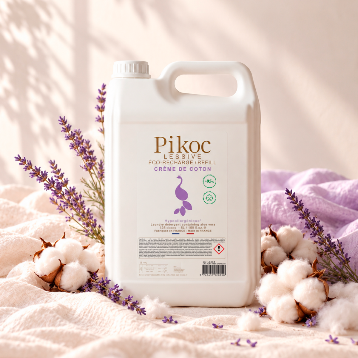 Éco-Recharge Lessive Crème de Coton 5L