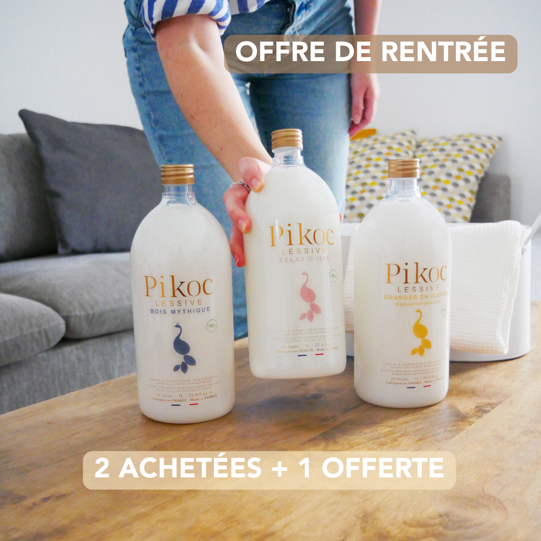Pack lessives 2 + 1