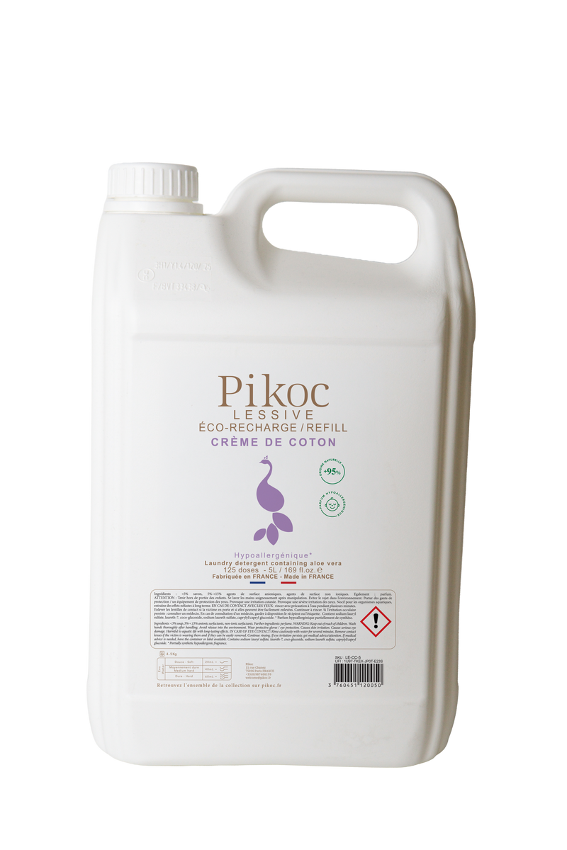 Éco-Recharge Lessive Crème de Coton 5L