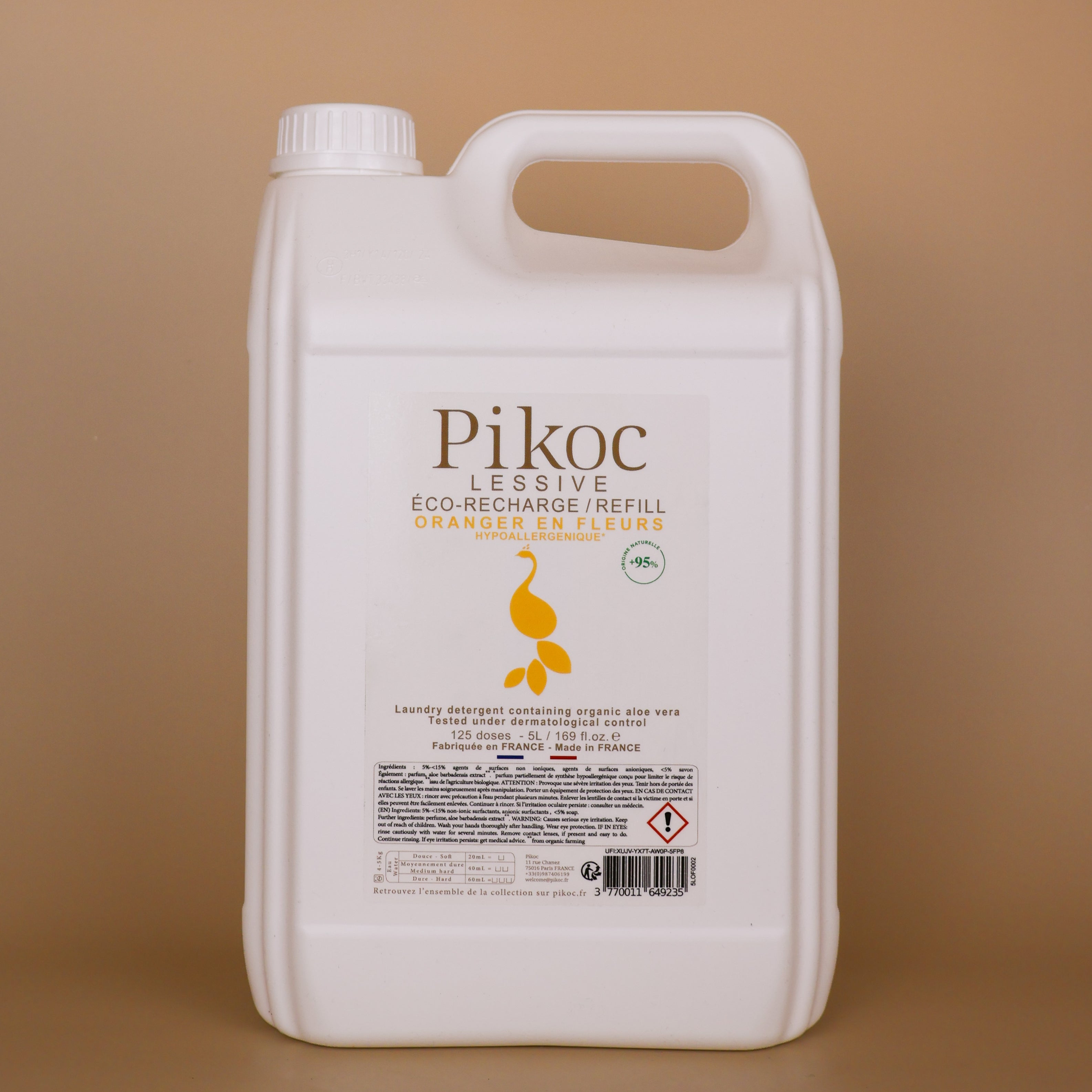 Éco-Recharge Lessive Oranger en Fleurs 5L