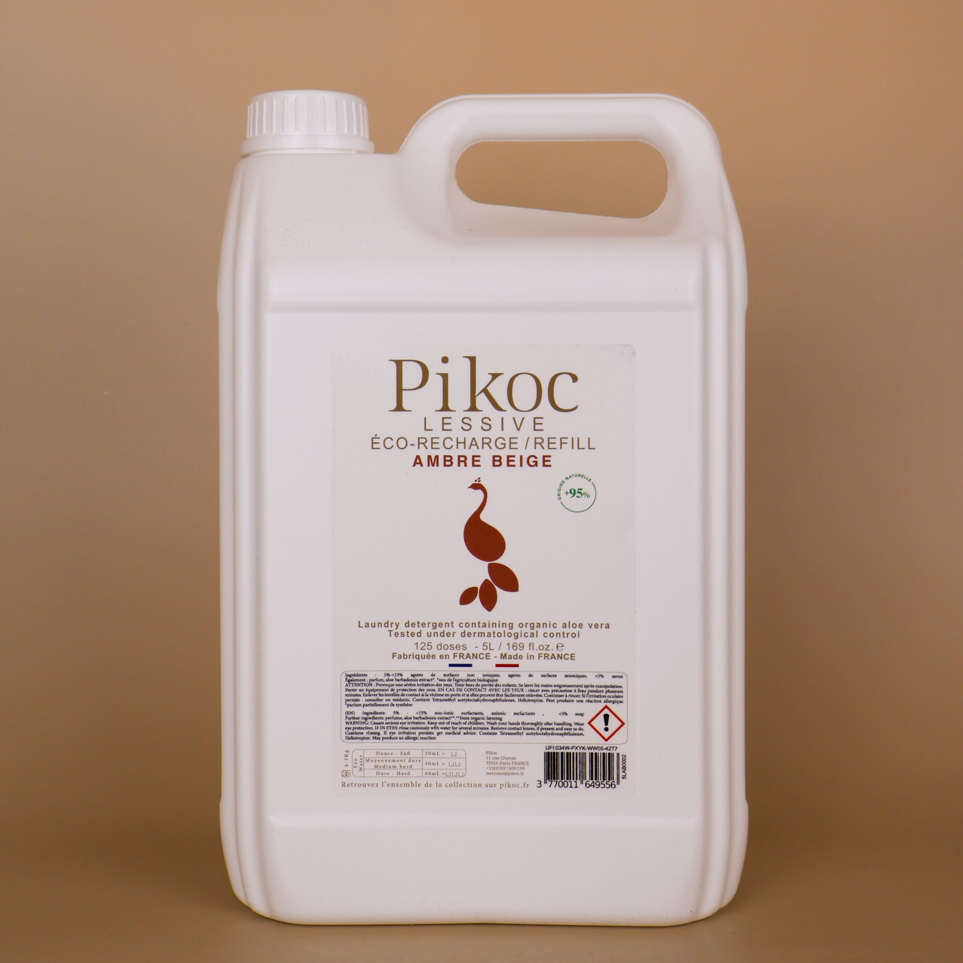 Éco-Recharge Lessive Ambre Beige 5L