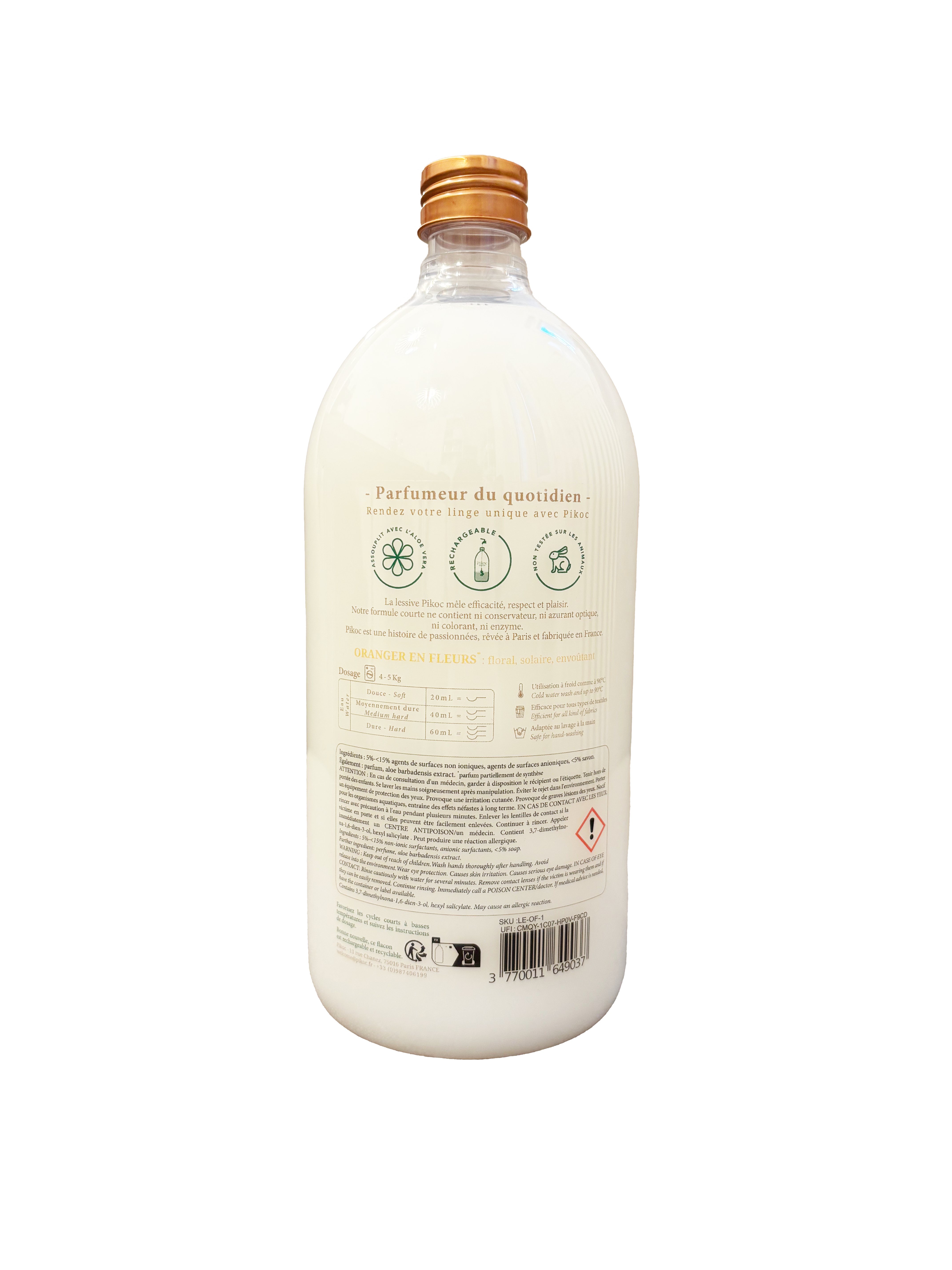 Lessive Oranger en Fleurs - 1L